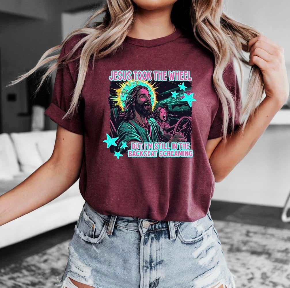 Jesus Took The Wheel T-Shirt