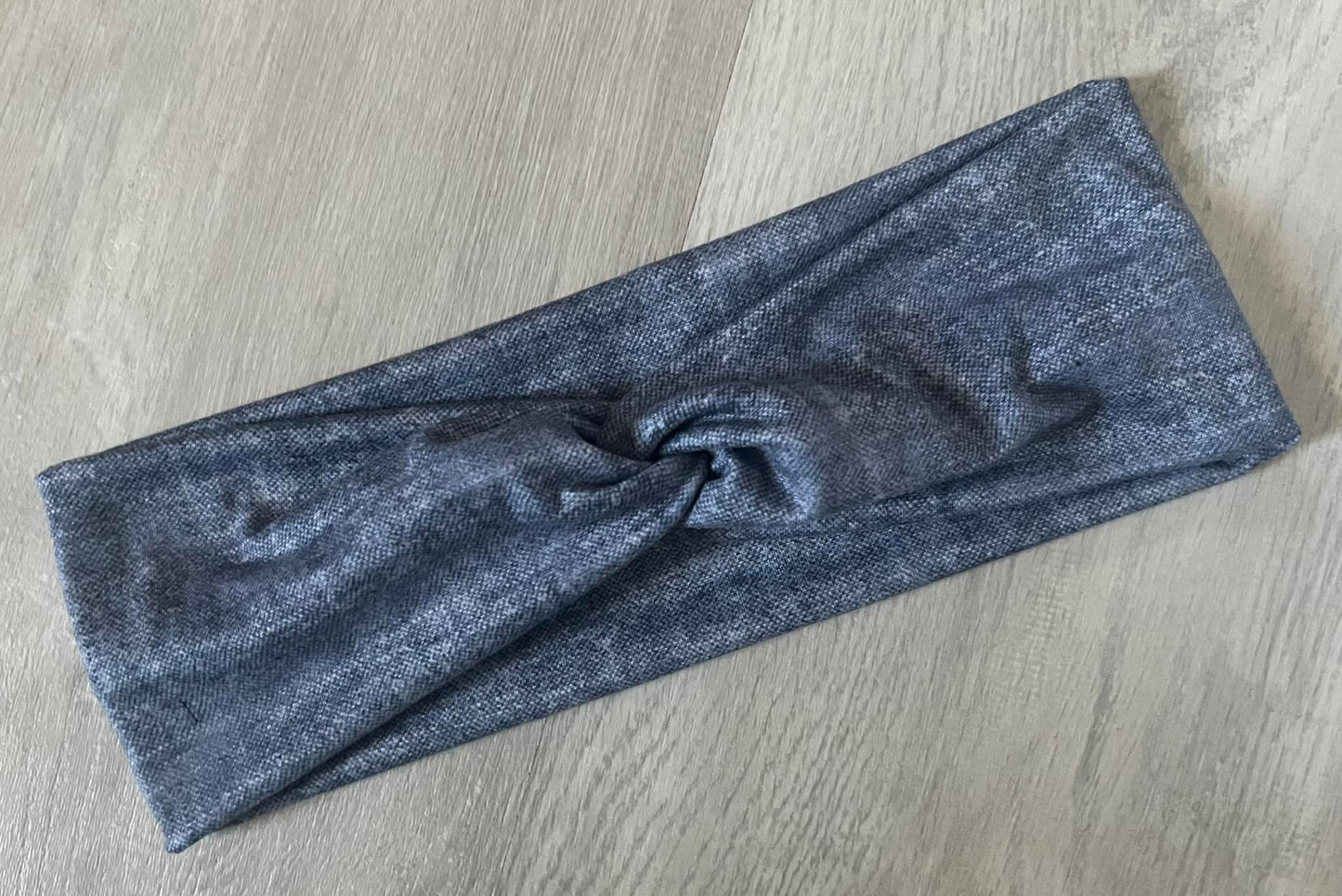 Faux Denim Headband