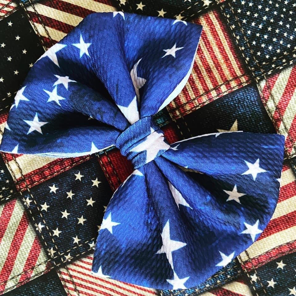 Blue Stars Bow