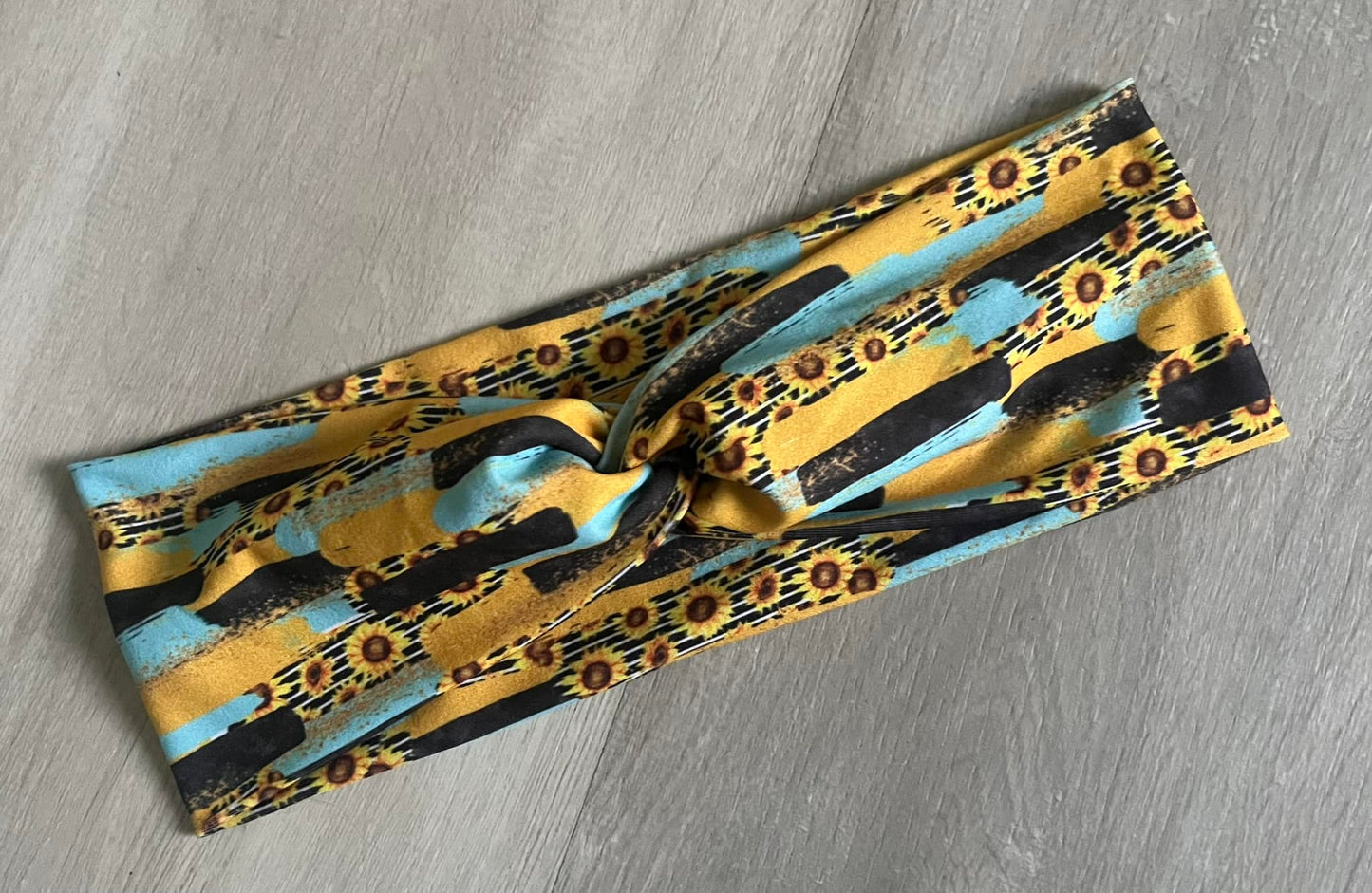 Sunflower brushstroke Headband