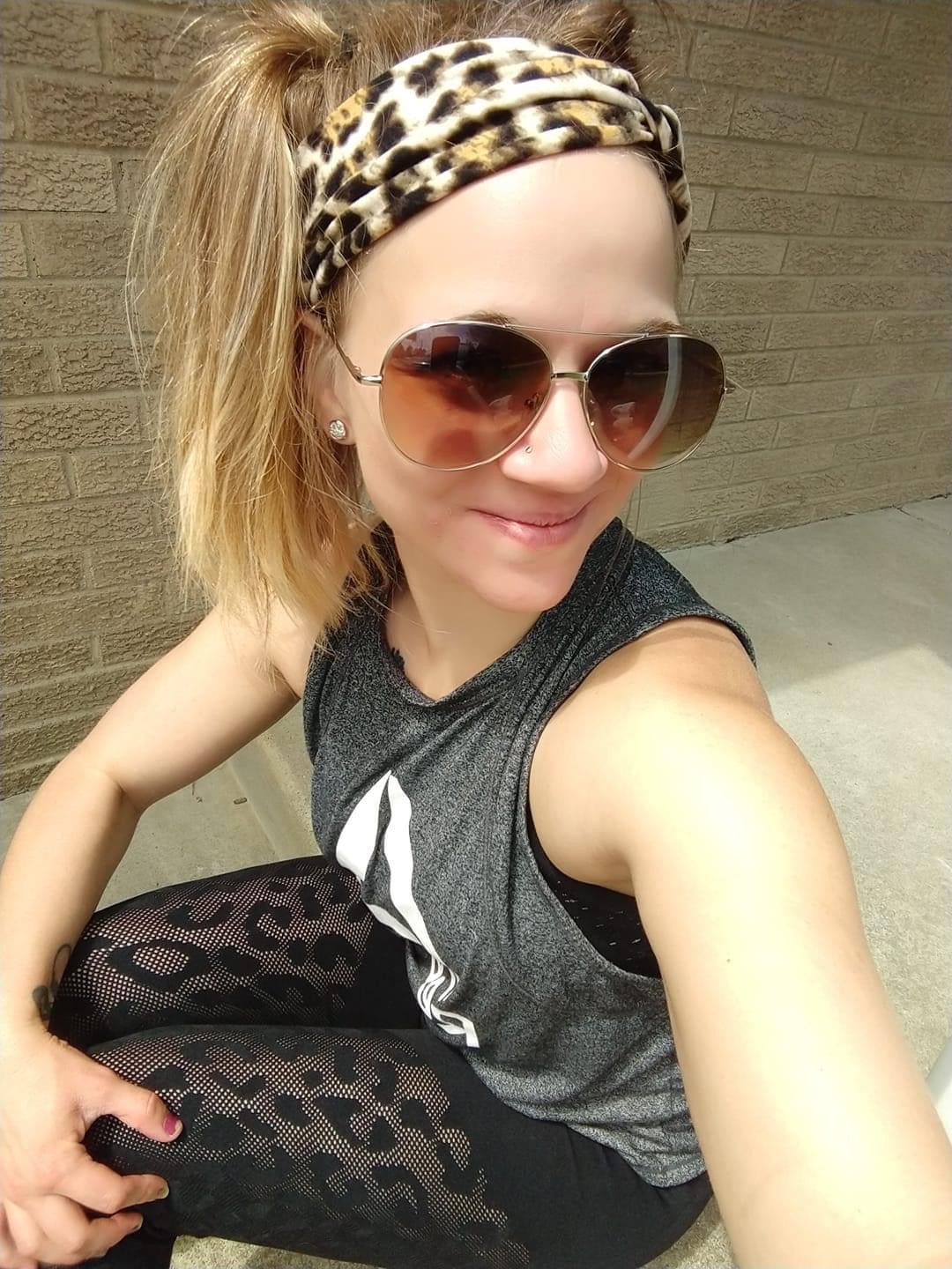 Brown Leopard Headband