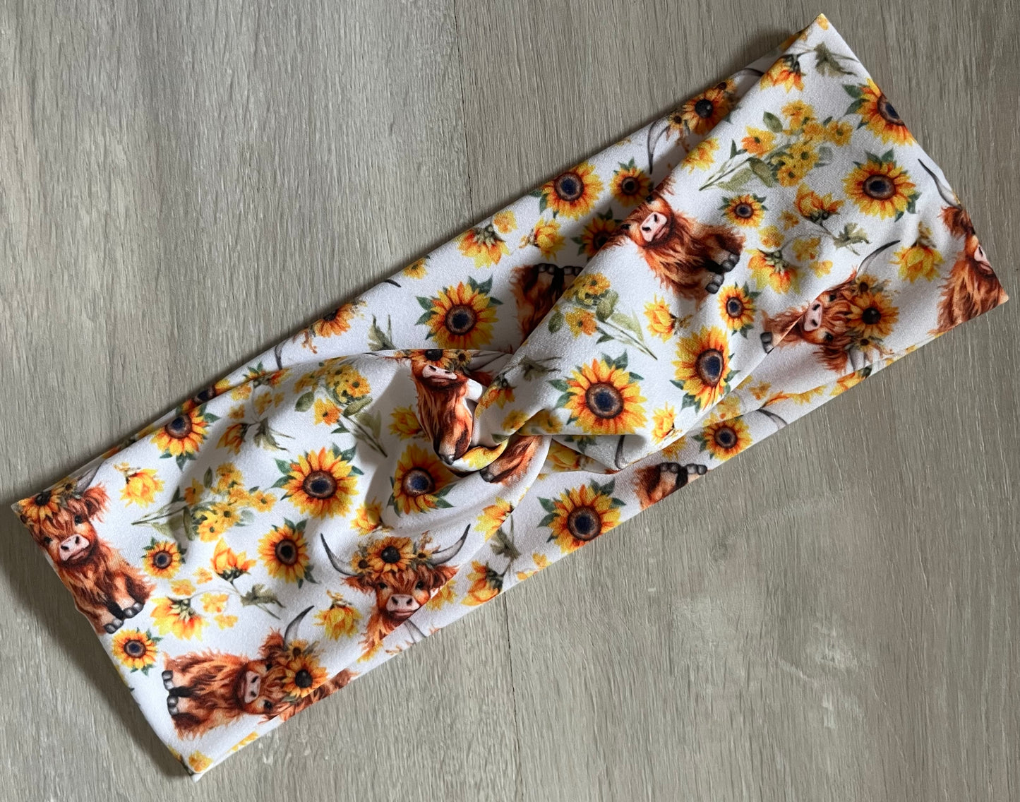 Sunflower Highland Headband