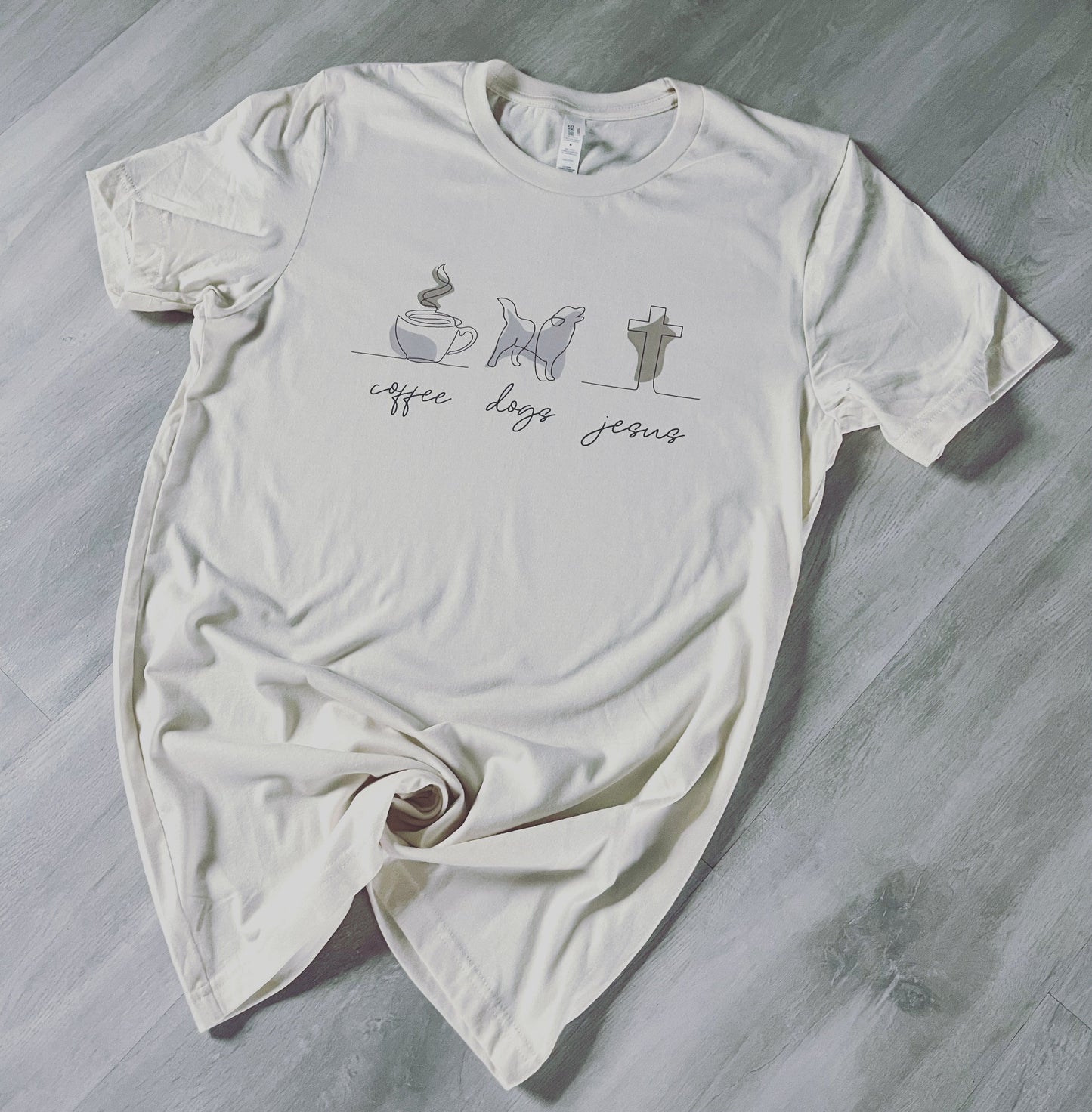 Coffee Dogs Jesus T-shirt