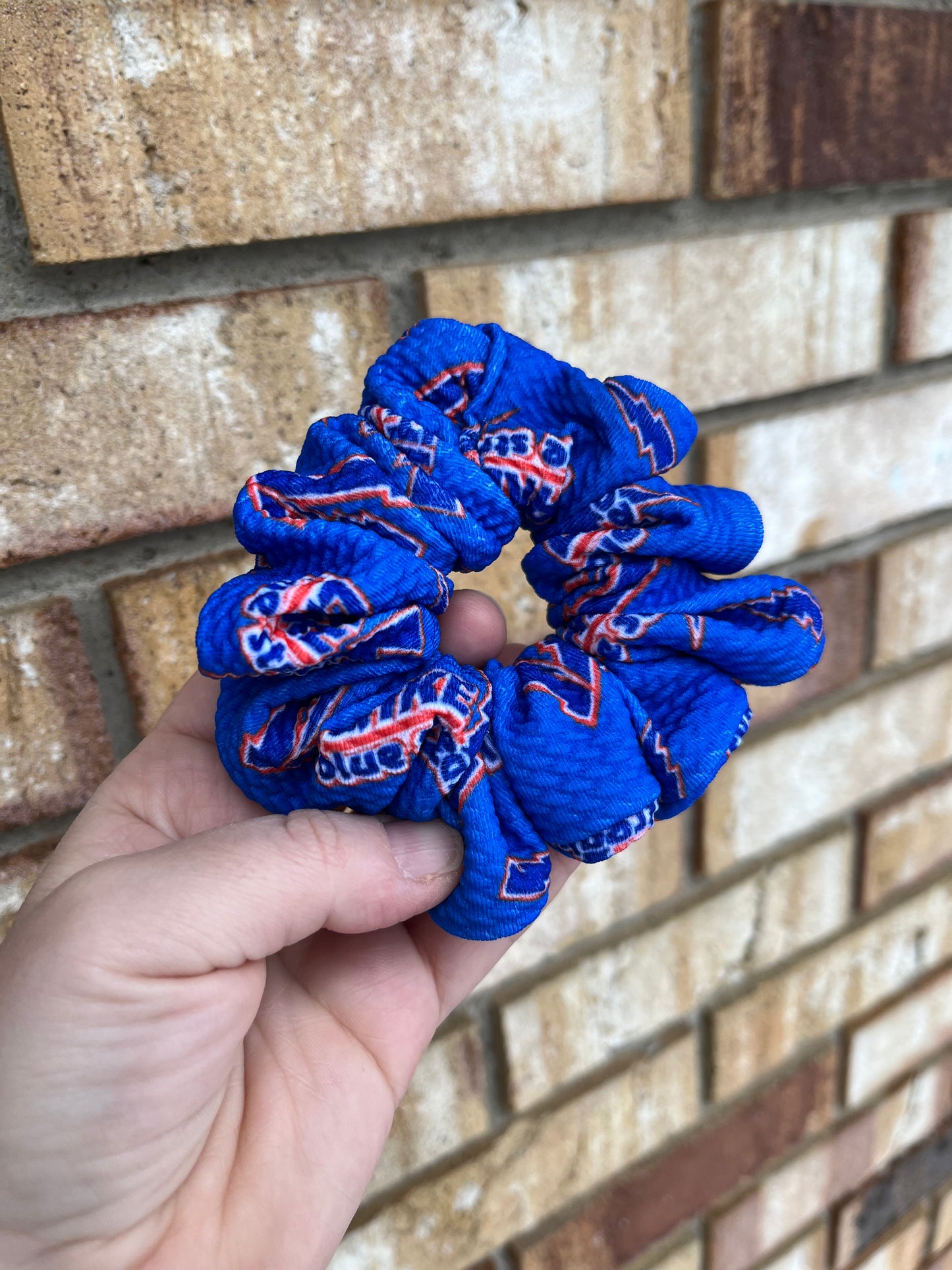 Blue Lake Scrunchie