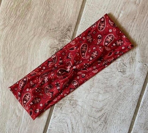 Traditional Bandana Print Headband