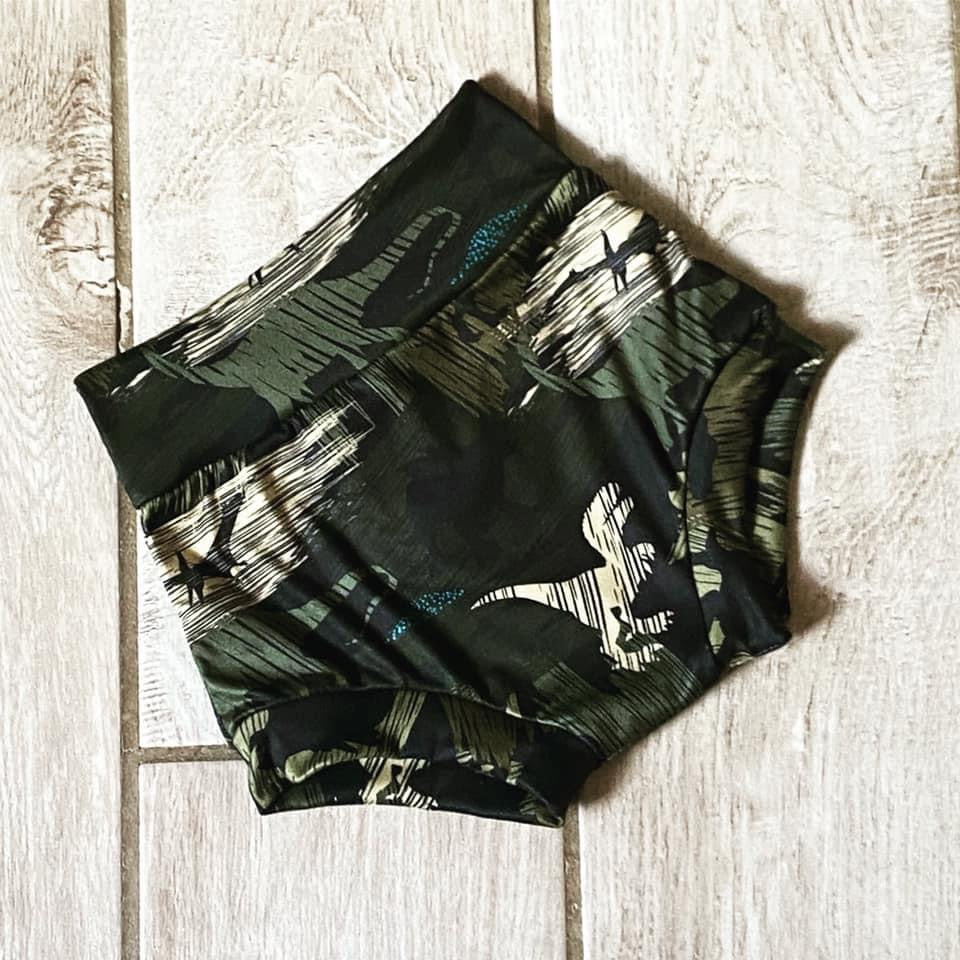 Camo Dino Bummies