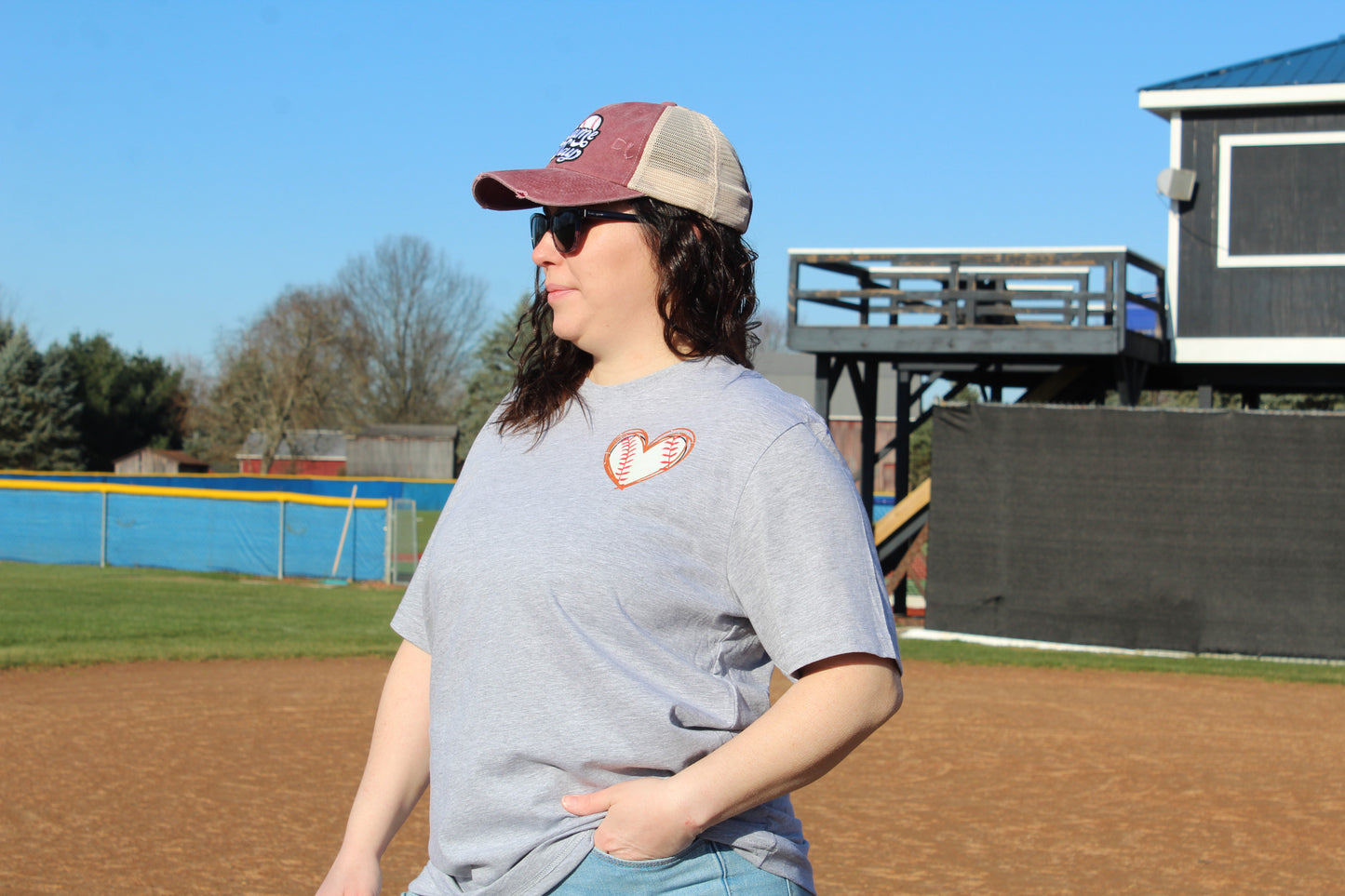 Baseball Heart T-Shirt
