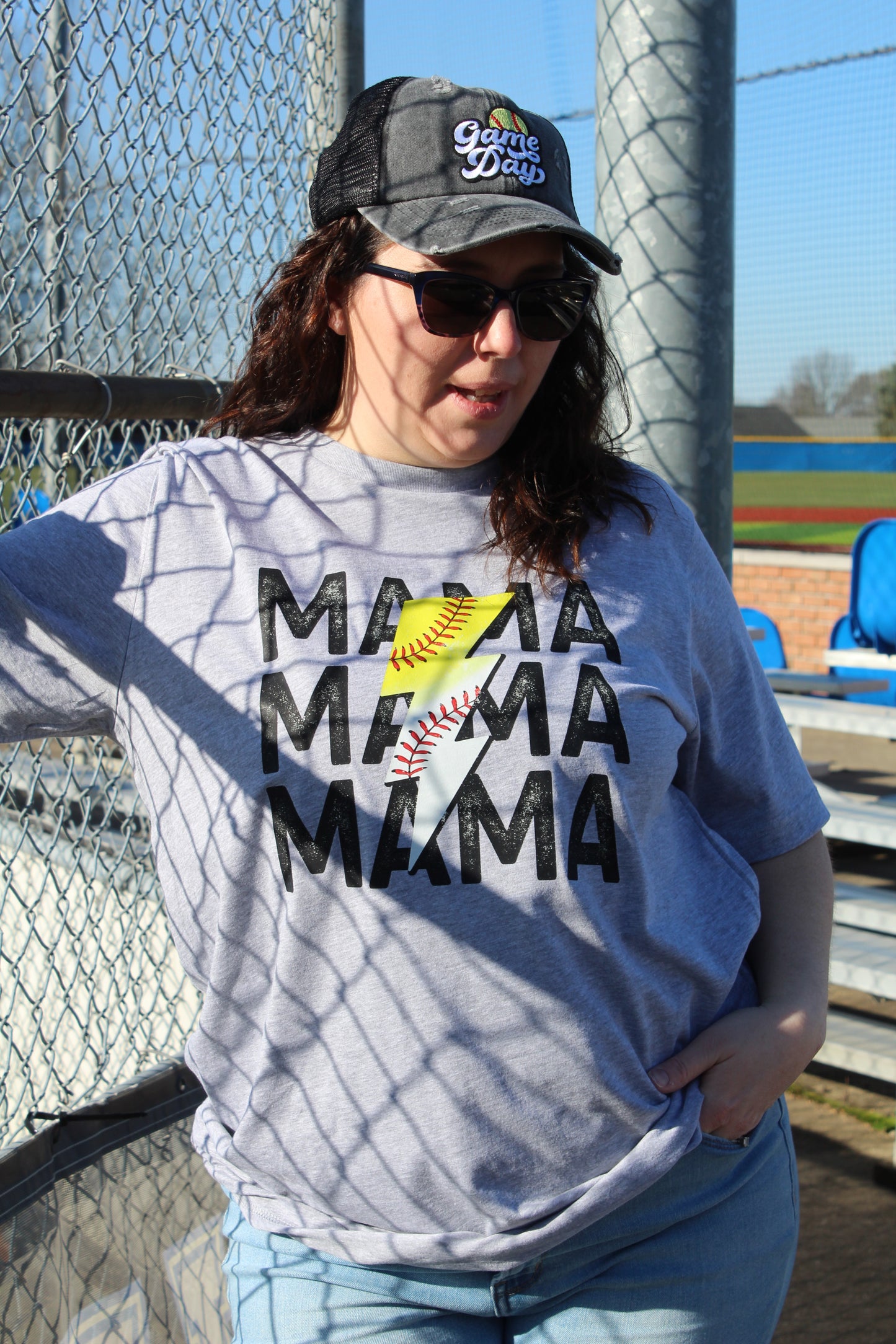 Softball And Baseball Mama T-Shirt
