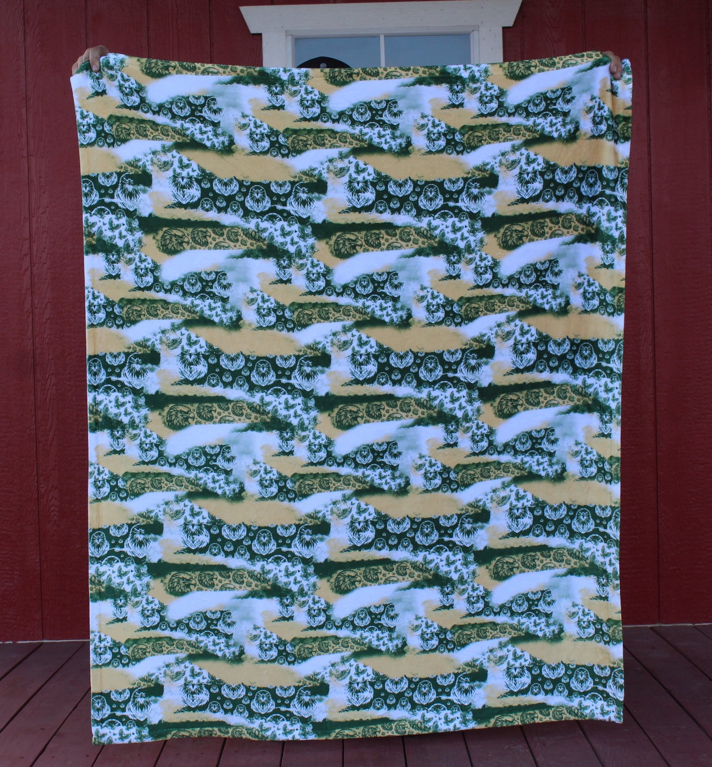 Eagle Brushstroke Blanket