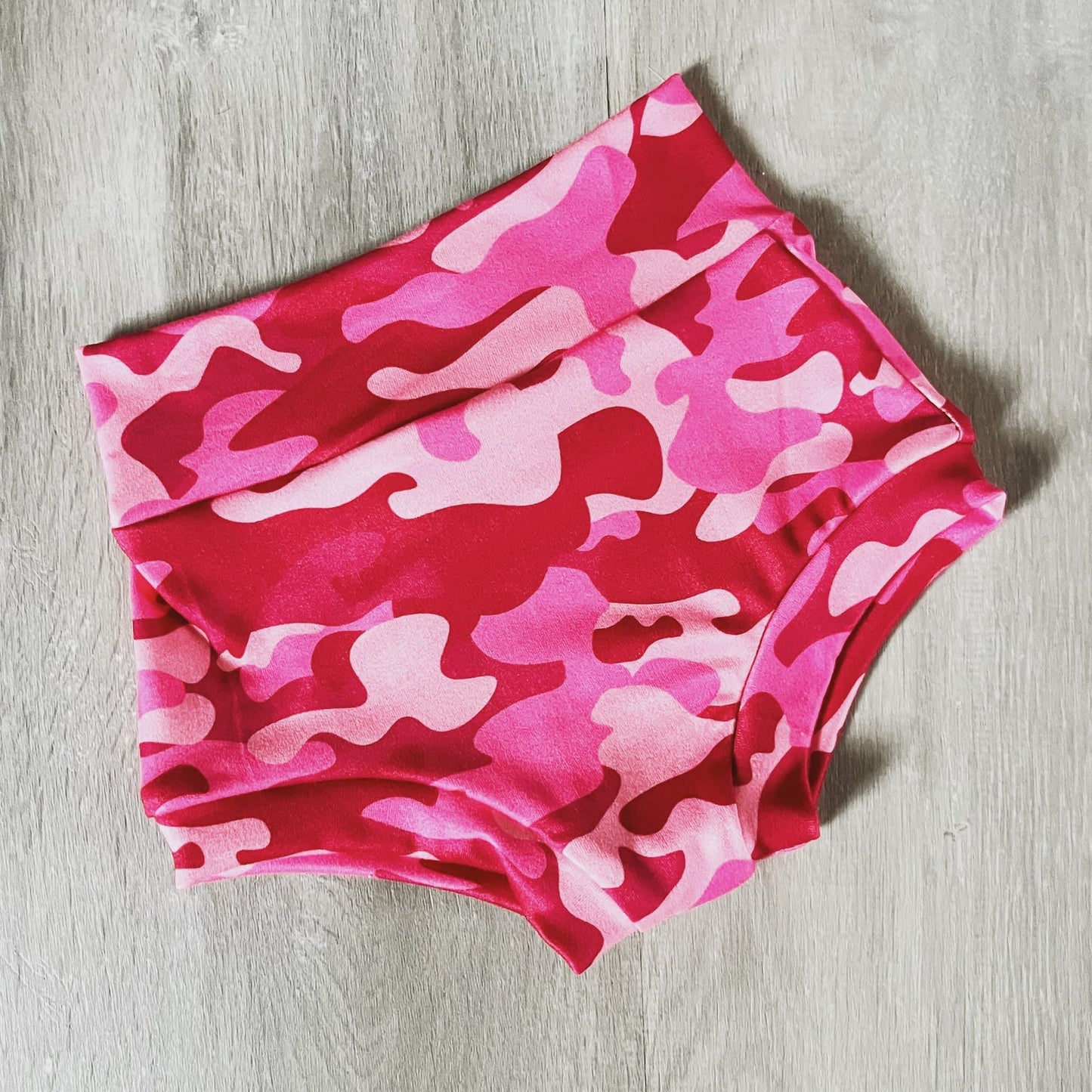 Pink Camo Bummie Shorts