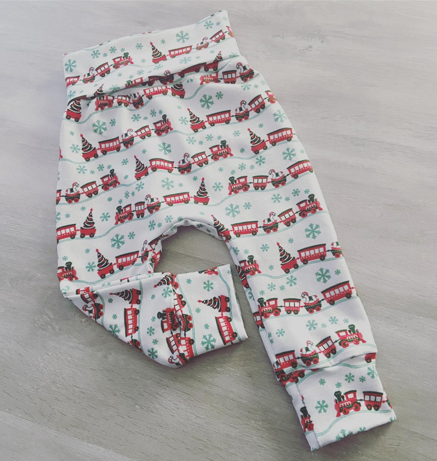 Christmas Train Pants