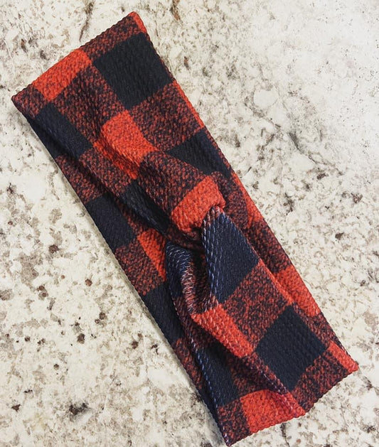 Buffalo Plaid Headband