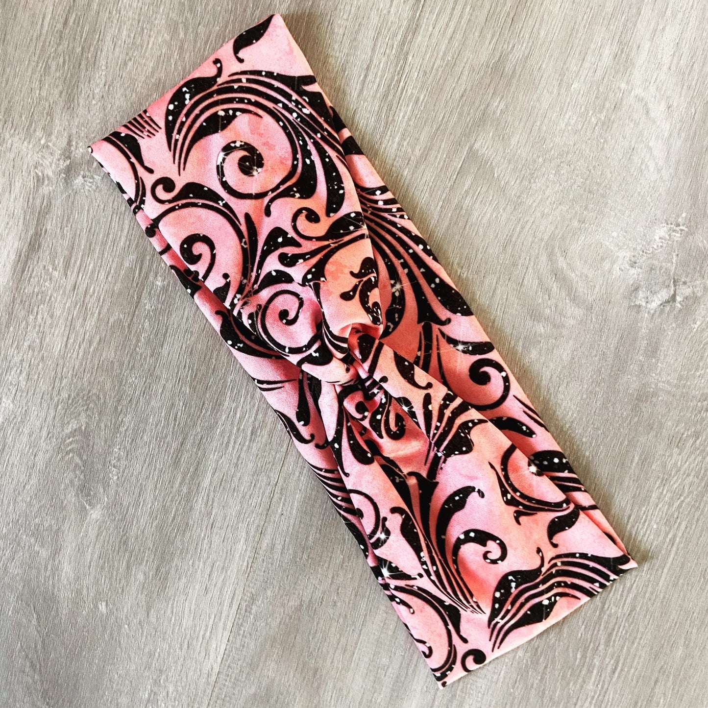 Pink Ornate Headband