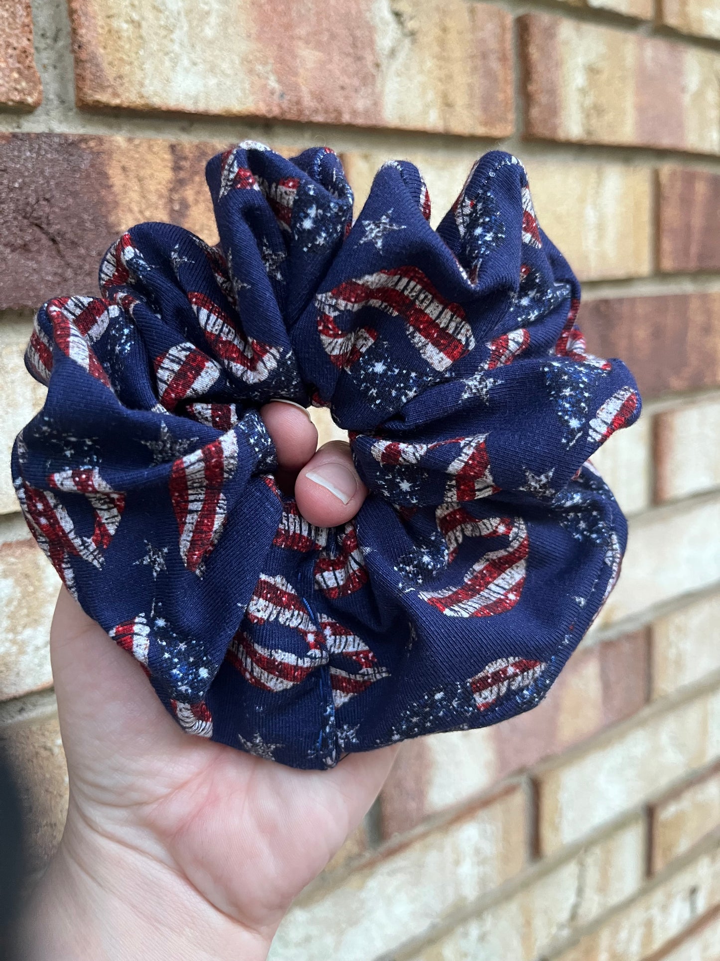 America Kisses Scrunchie
