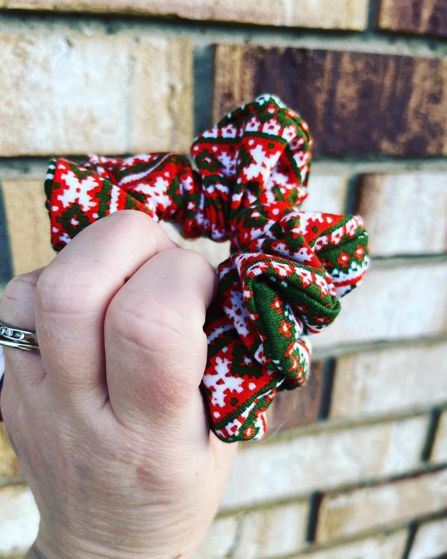 Ugly Sweater Scrunchie