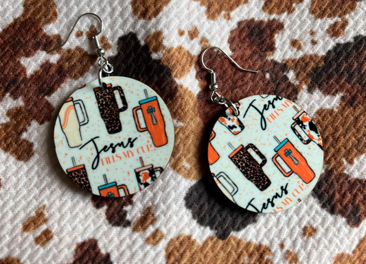 Jesus Fills My Cup Earrings