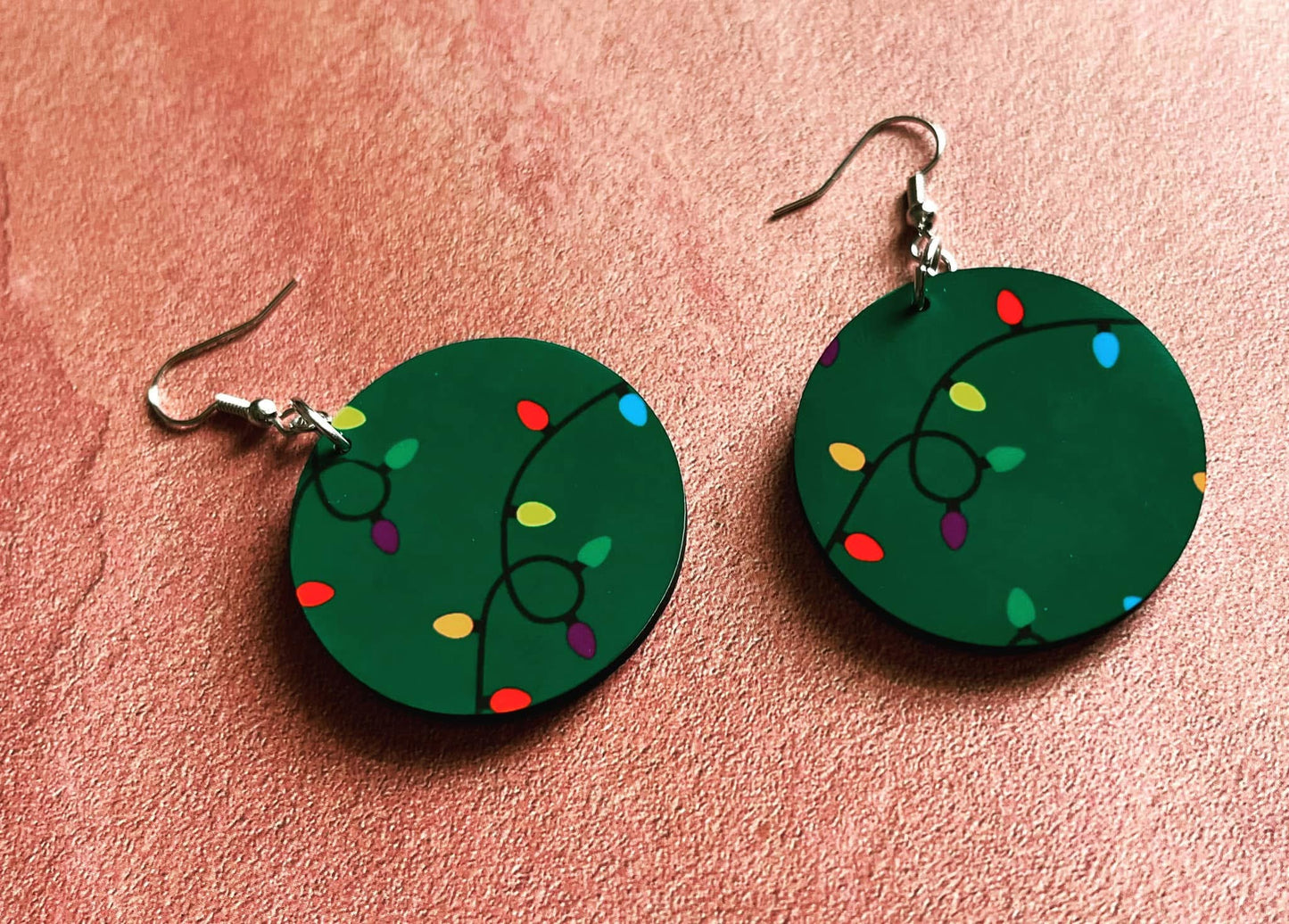 Christmas Lights Earrings