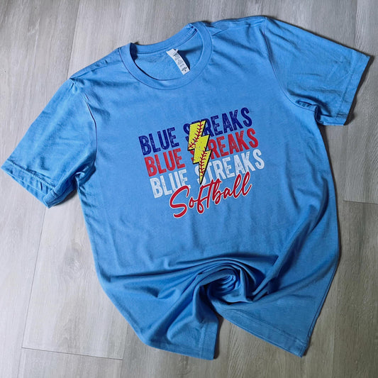 Blue Streak Softball t-shirt