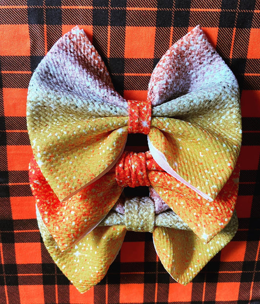 Fall Glitter Bow