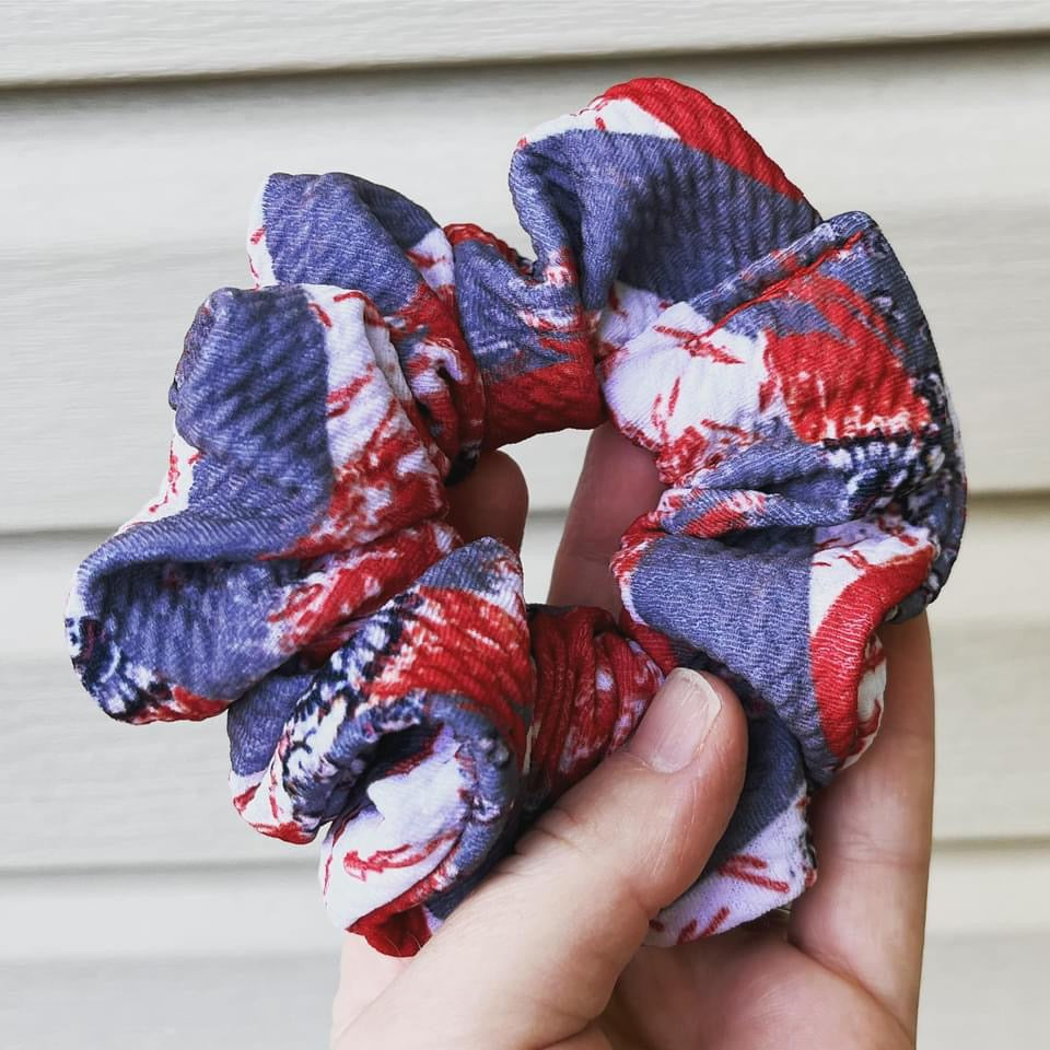 Indian Brushstrokes Scrunchie