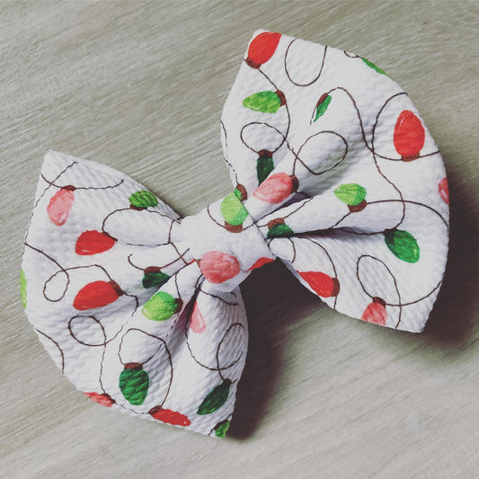 Christmas Lights Bow