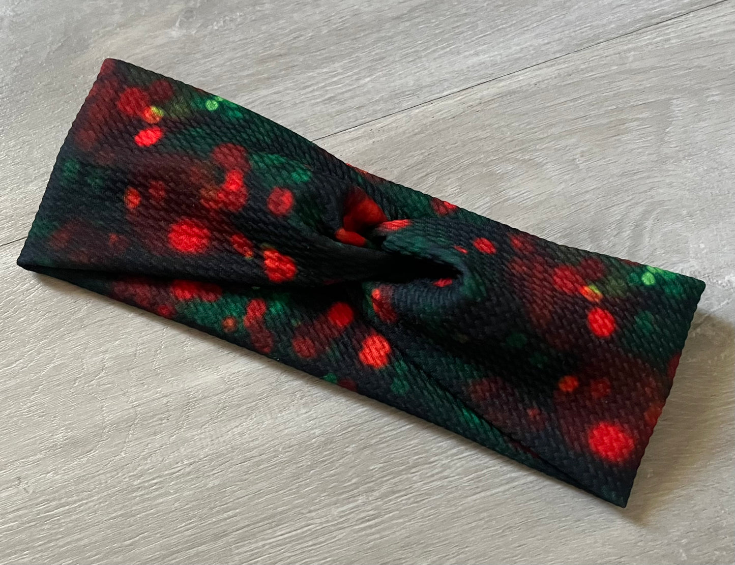 Red And Green Headband