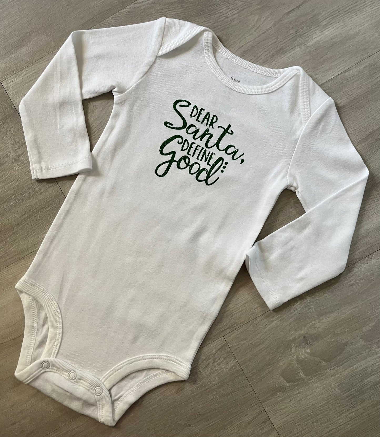 Dear Santa Long Sleeve Onesie