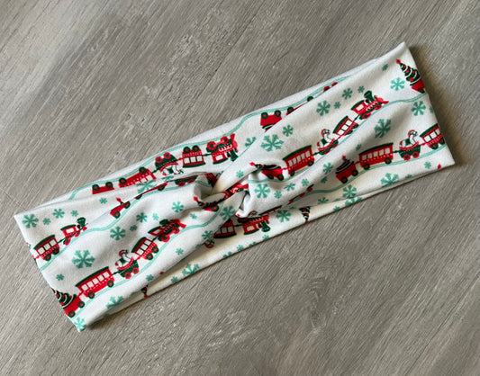 Christmas Train Headband
