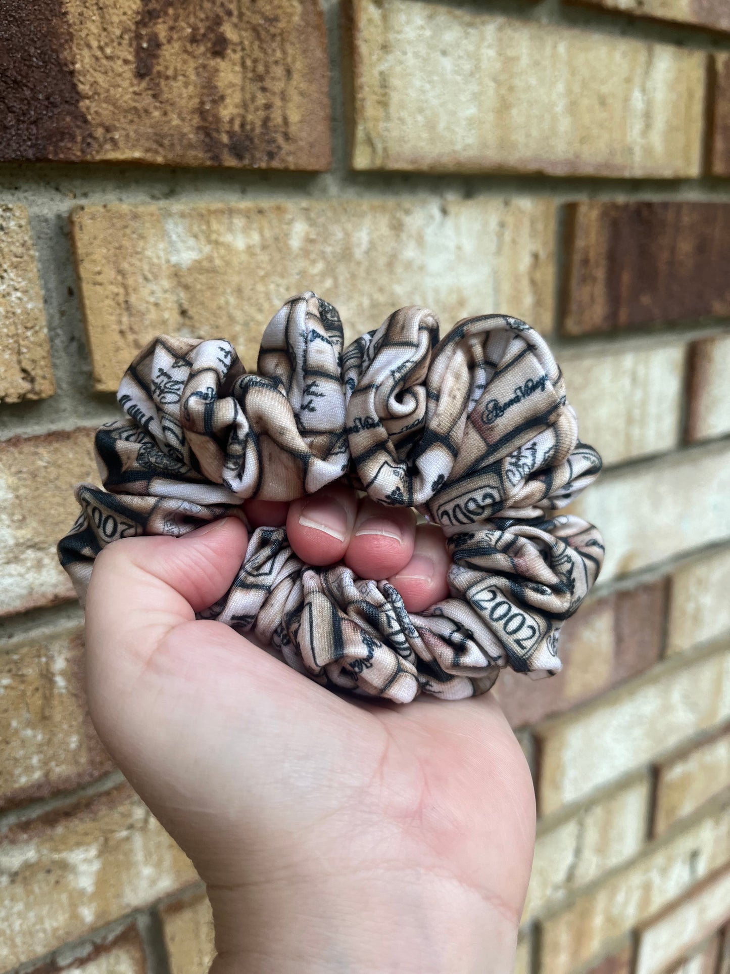 Wine Cork Scrunchie