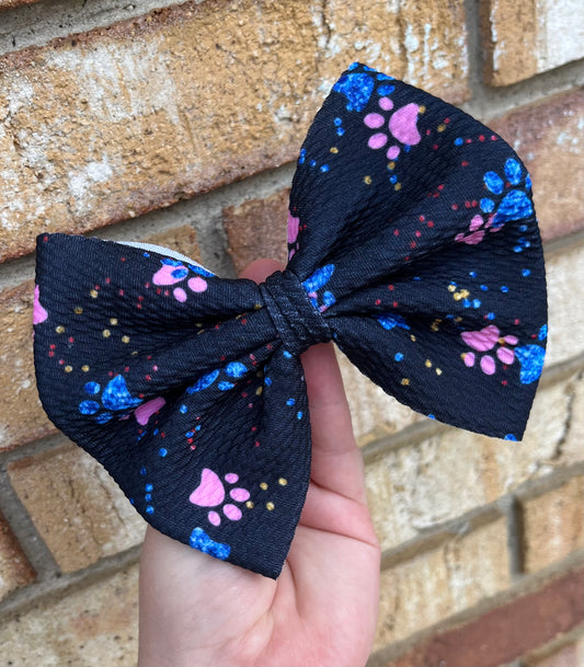 Paws Clip In Bow