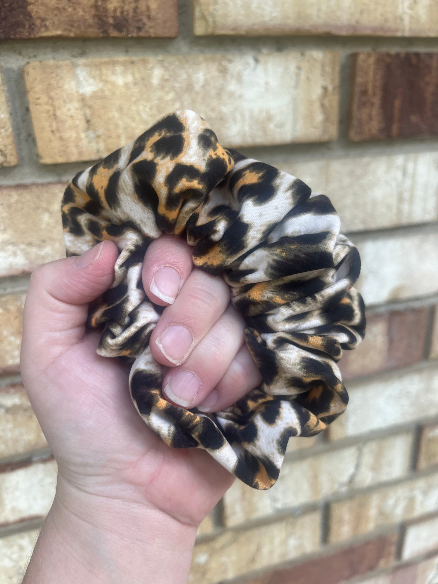 Leopard Scrunchie