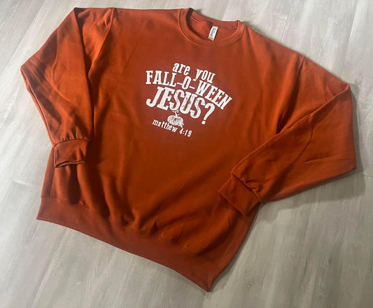 Fall-O-Ween Jesus Crew Orange
