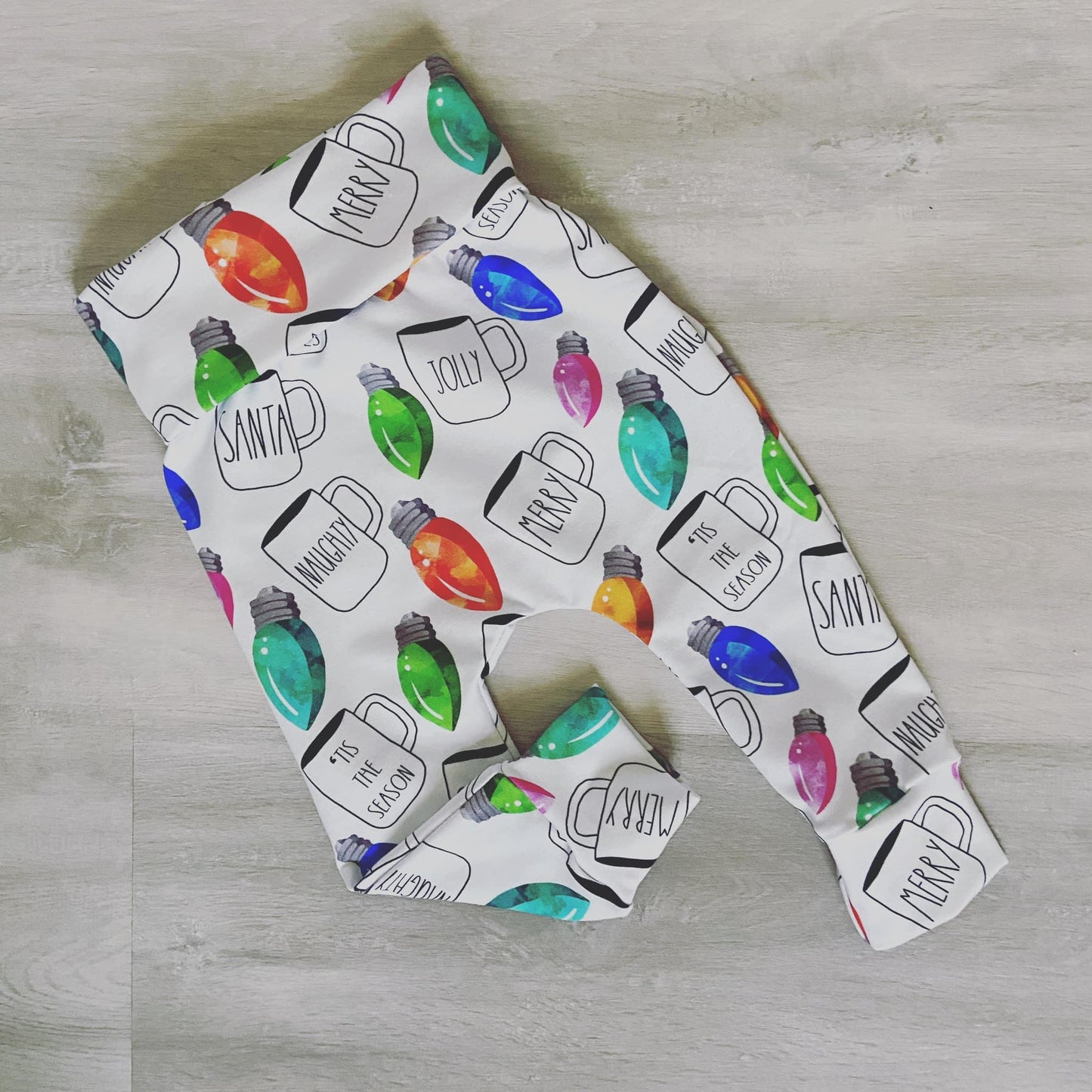 Christmas Lights And Mugs Pants