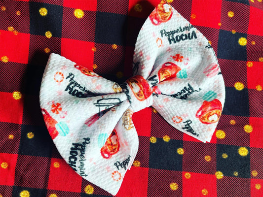 Peppermint Mocha Bow