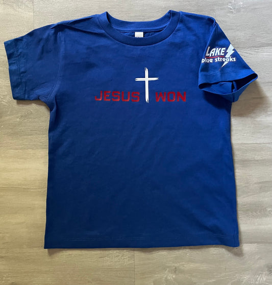 Jesus Won Cross shirt