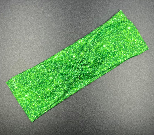 Green Faux Glitter