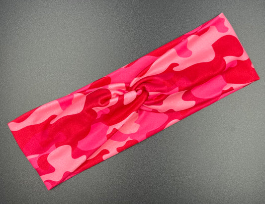 Pink Camo Headband