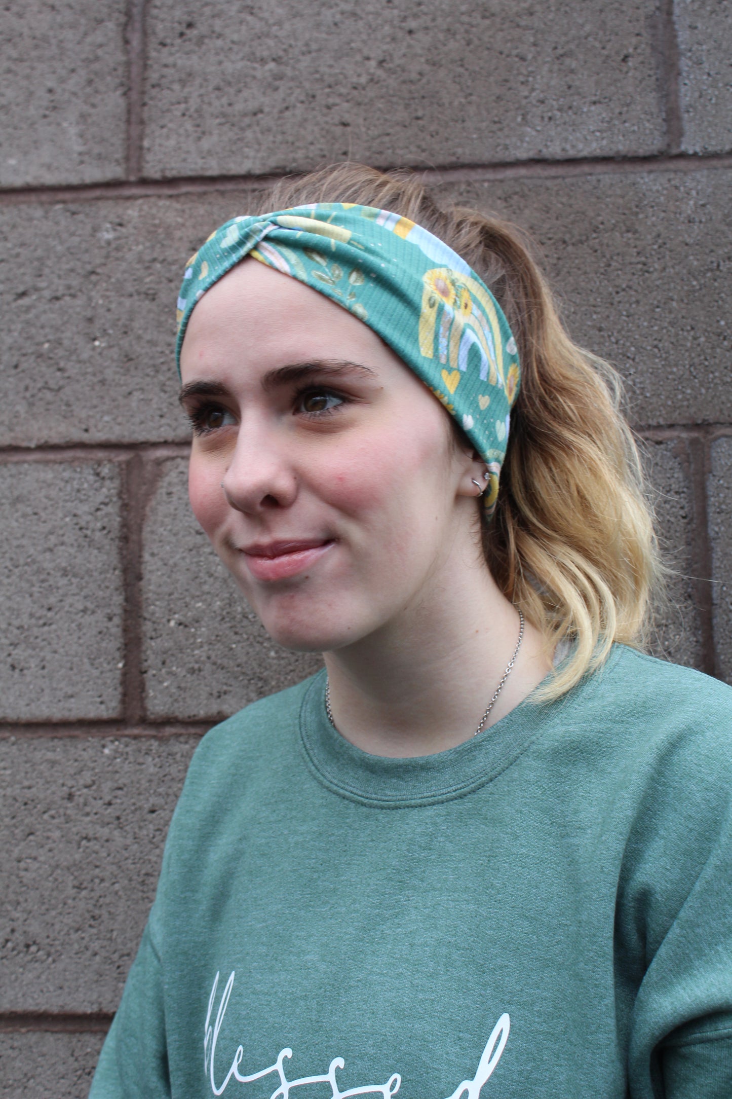 Rainbows And Sunflowers Headband