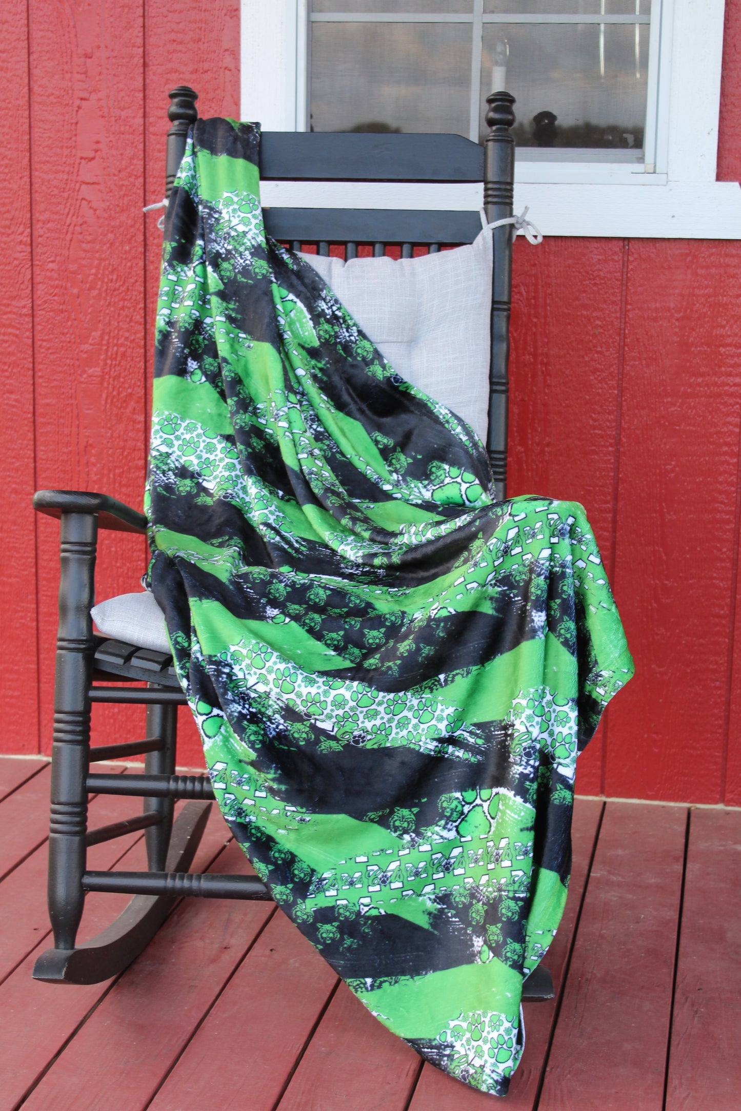 Wild Cats Brushstroke Blanket